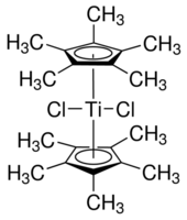 Bis(pentamethylcyclopentadienyl)titanium dichloride Chemical Structure